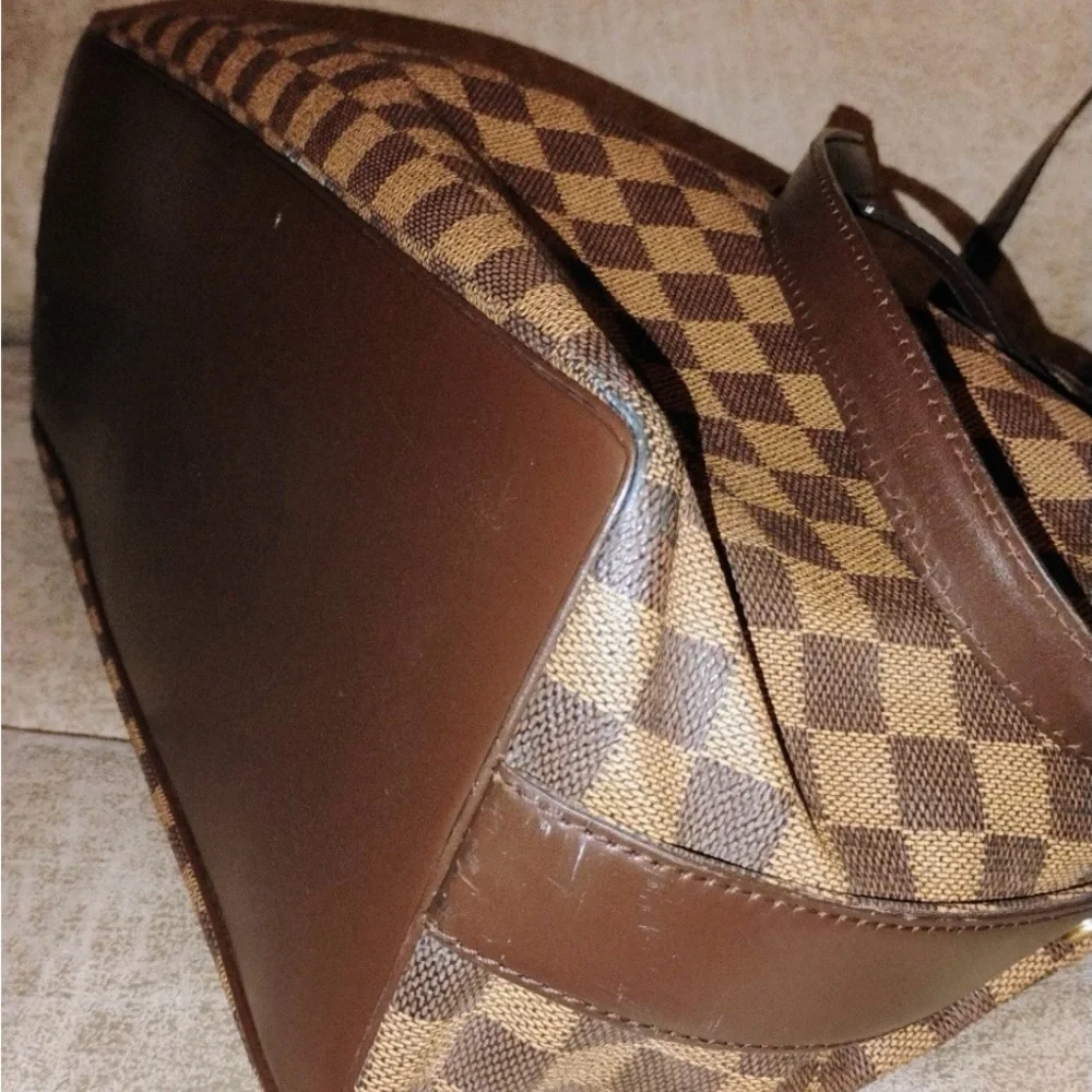 Louis Vuitton Damier Ebene Chelsea Tote Bag TH0023 Authenticated 🤎 - Picture 9 of 12